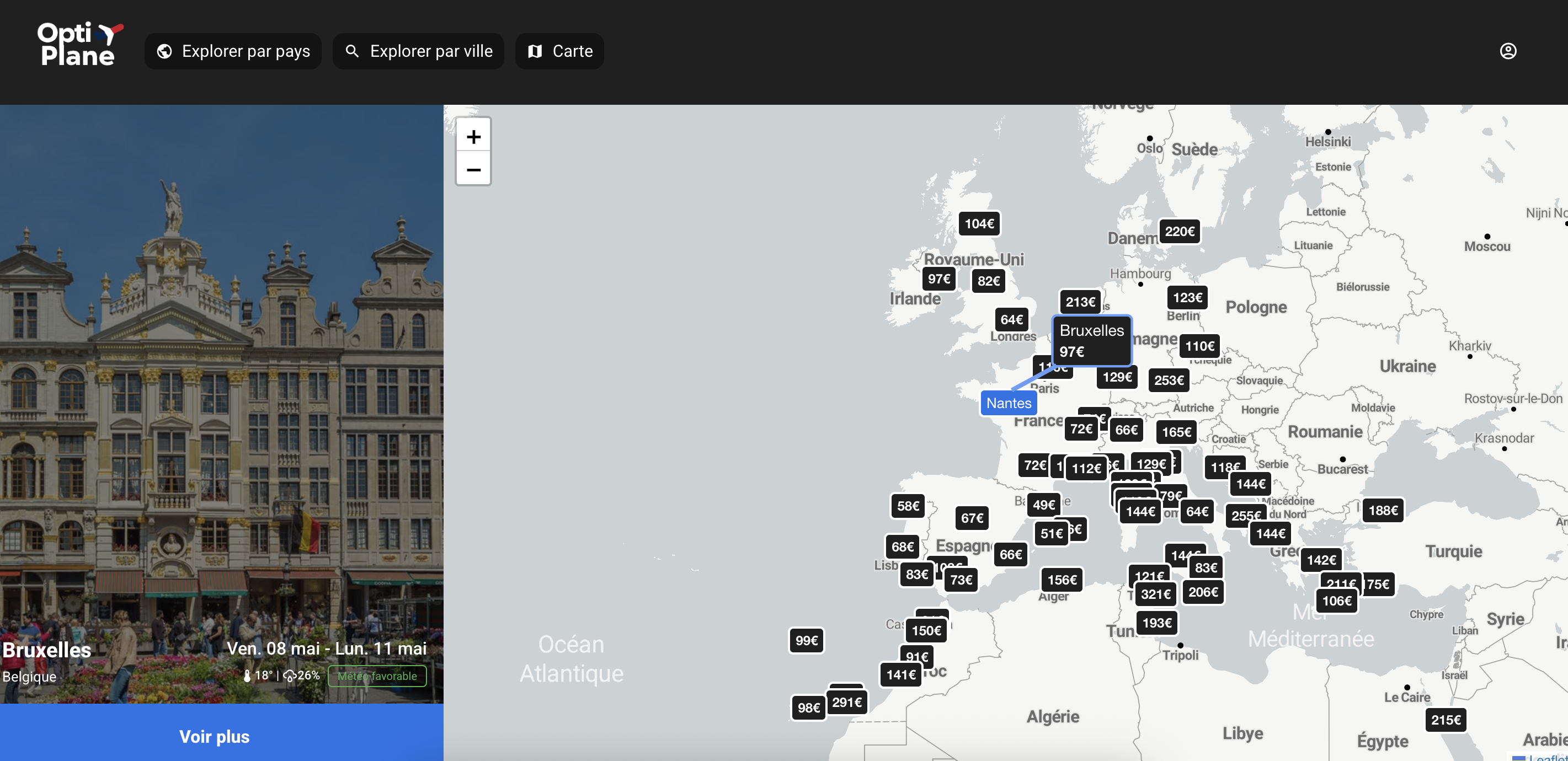 Screenshot 2 de Optiplane.fr