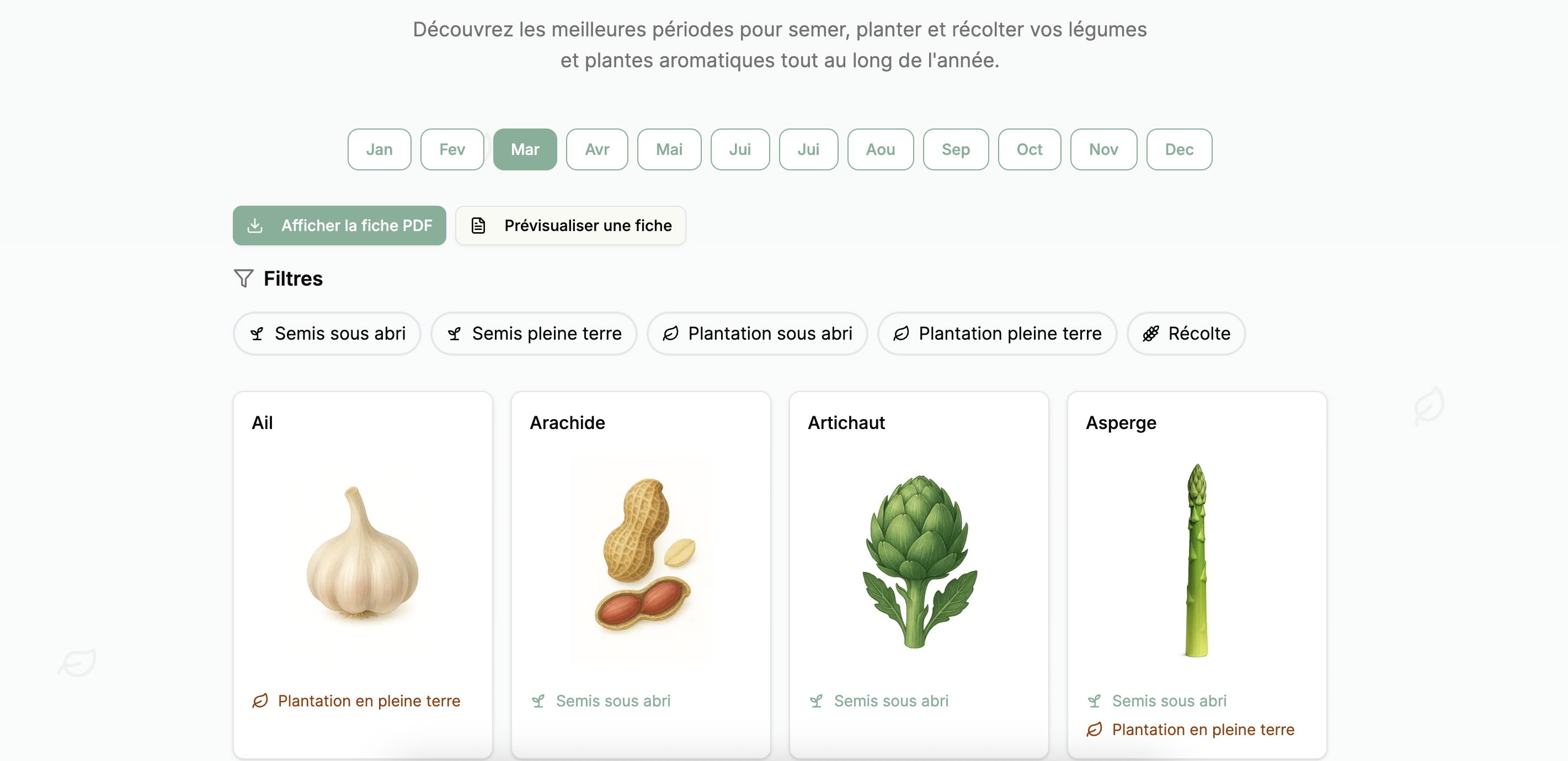 Screenshot 2 de Potagez.fr